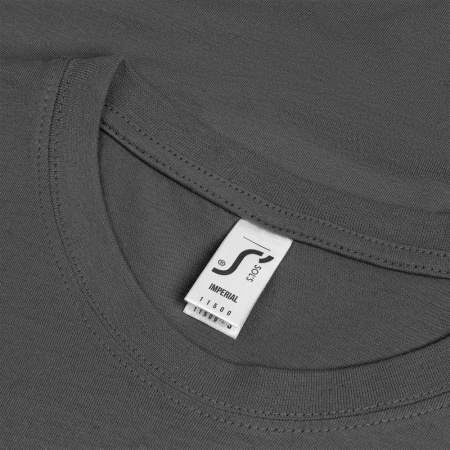 Футболка темно-серая Imperial 190 короткий рукав 100% хлопок размер L  (52-54)