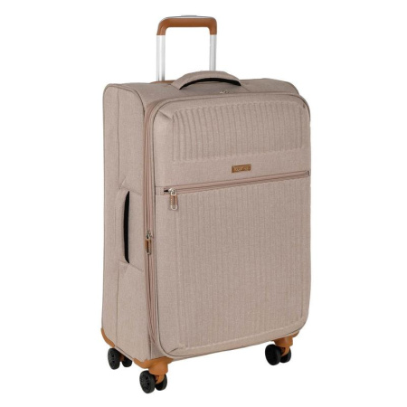 Чемодан Polar 62 литра из ткани бежевый (Р1913) Чемодан Polar 62 литра из ткани бежевый (Р1913)