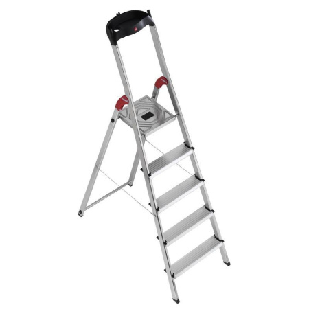 Стремянка алюминиевая 5 ступеней Hailo L60 8160-507