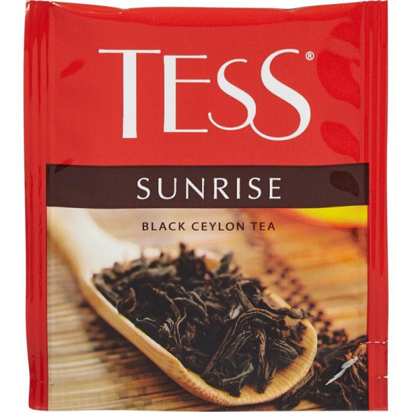 Чай Tess Sunrise черный 100 пакетиков