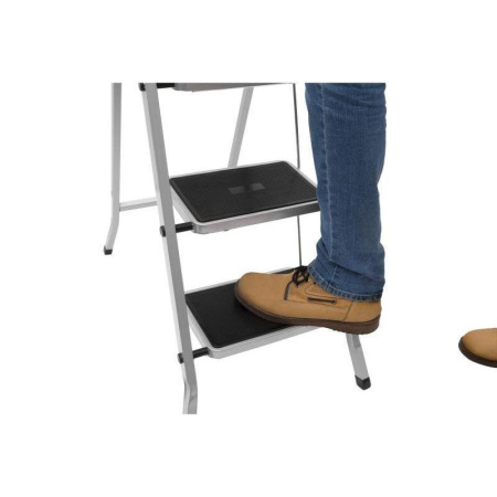 Стремянка стальная 3 ступени Zalger 511-3 Стремянка стальная 3 ступени Zalger 511-3