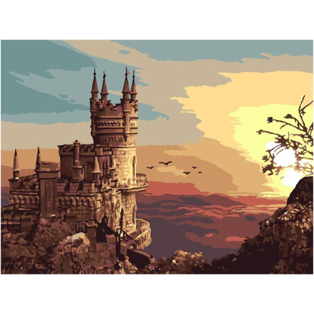 Картина по номерам Lori Ласточкино гнездо