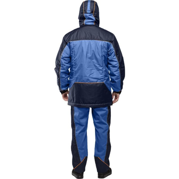 Куртка рабочая зимняя мужская Nайтстар Алькор с СОП синяя (размер 44-46,  рост 182-188)