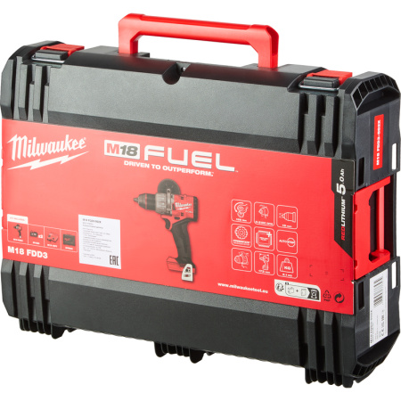Дрель-шуруповерт аккумуляторная Milwaukee M18 Fuel FDD3-502X  (4933479863) Дрель-шуруповерт аккумуляторная Milwaukee M18 Fuel FDD3-502X  (4933479863)
