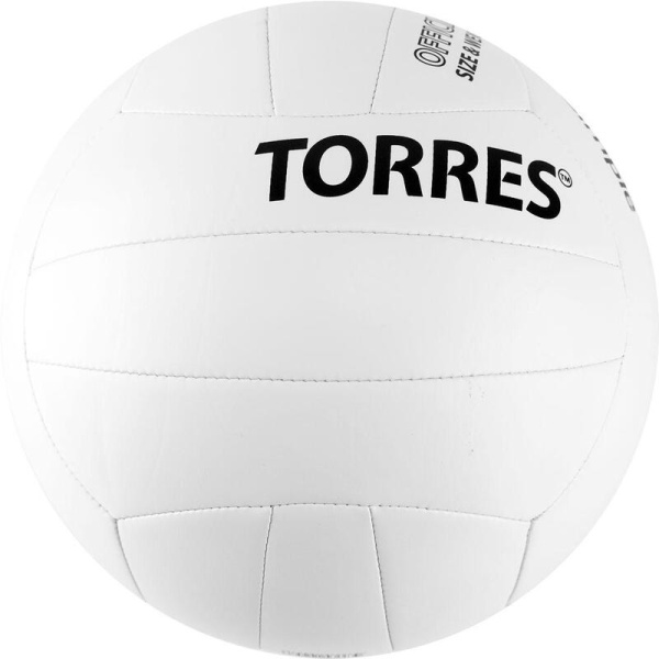 Мяч волейбольный Torres Simple V32105 №5 белый/черный
