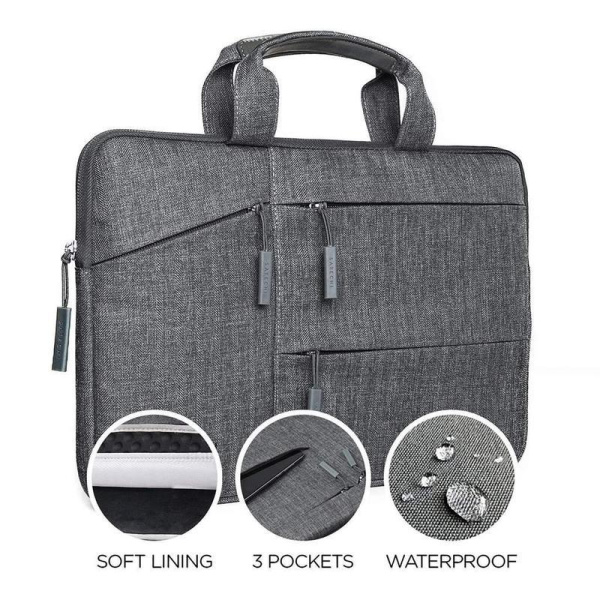 Сумка для ноутбука 15 Satechi Water-Resistant Laptop серая (ST-LTB15)