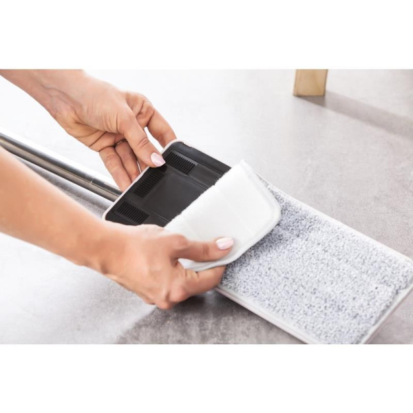 Насадка МОП плоская York Хэнди микрофибра 32х12 см серый