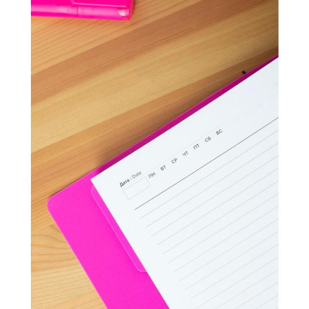 Ежедневник недатированный Attache Digital пластик A5 136 листов розовый (175x220 мм)