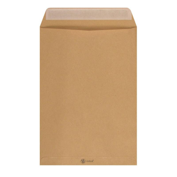 Пакет почтовый Multipack С4 из крафт-бумаги стрип 229х324 мм (100 г/кв.м, 50 штук в упаковке)
