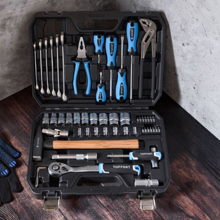 Набор инструмента автомобильный TOPFORT 55 предметов