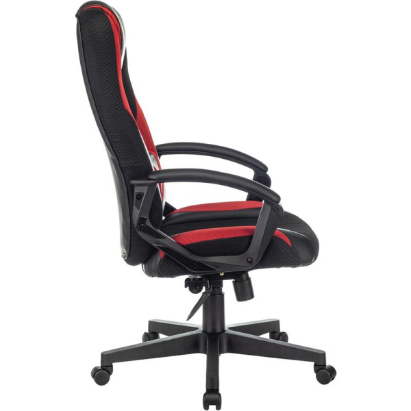 Кресло игровое Zombie Viking 9 красное/черное (искусственная кожа/ткань,  пластик)