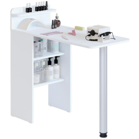 Стол компьютерный раскладной Сокол СП-19 (белый, 446х312х916 мм)