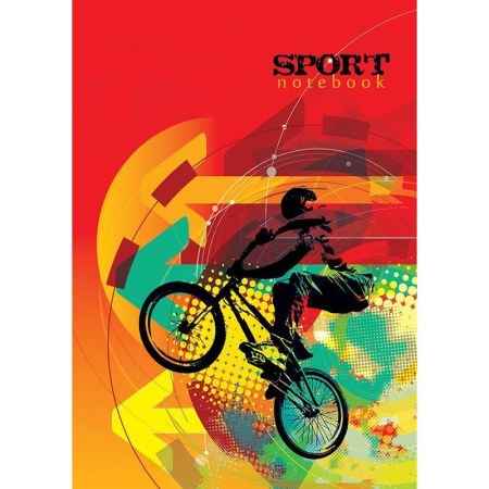 Блокнот Апплика Экстрим А6 48 листов в клетку на гребне