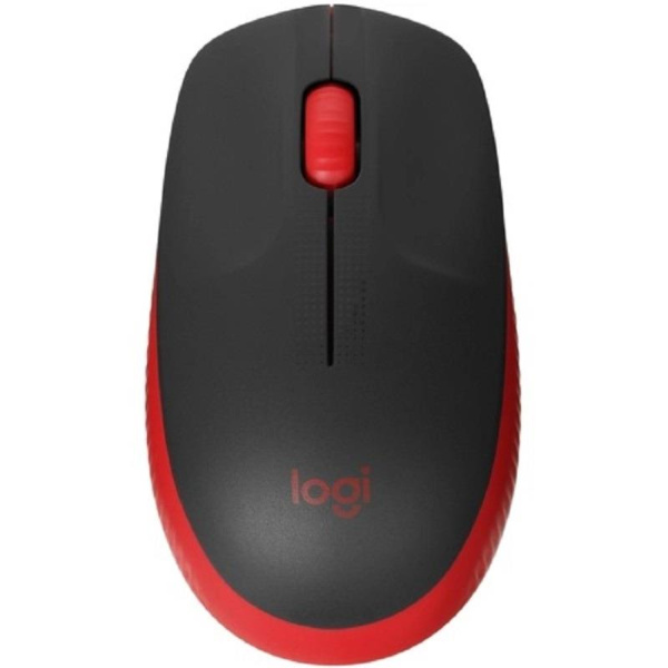 Мышь компьютерная Logitech M190 красно-черная (910-005908)