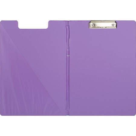 Папка-планшет с зажимом Attache Bright colours A4 сиреневая с выдвижным подвесом