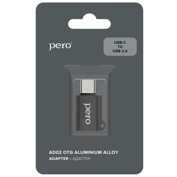 Переходник Pero USB A - USB Type-C (4603768350606)