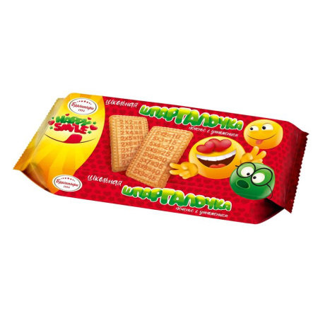 Печенье сахарное Брянконфи Школьная Шпаргалочка 230 г