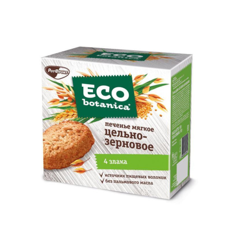 Печенье сдобное Eco-botanica 4 злака 195 г Печенье сдобное Eco-botanica 4 злака 195 г