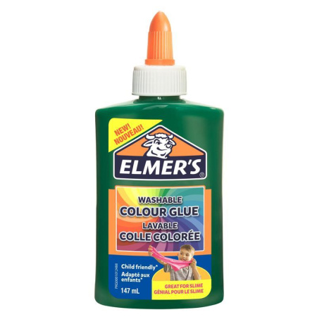 Клей для слаймов Elmers зеленый 147 мл