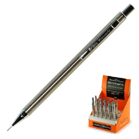 Карандаш механический Bruno Visconti Slimgraphix 0,5 мм с ластиком