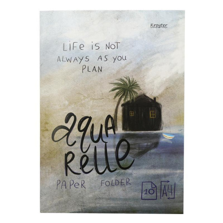 Папка для рисования акварелью Kroyter Проф А4 10 листов