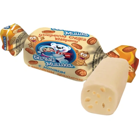 Конфеты жевательные Essen Белый Мишка 500 г