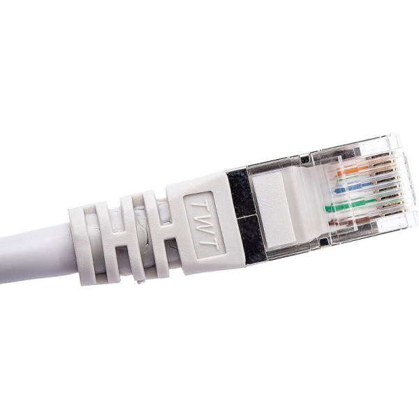 Патч-корд витая пара TWT TWT-45-45-0.5/S-GY cat 5e 0.5 м