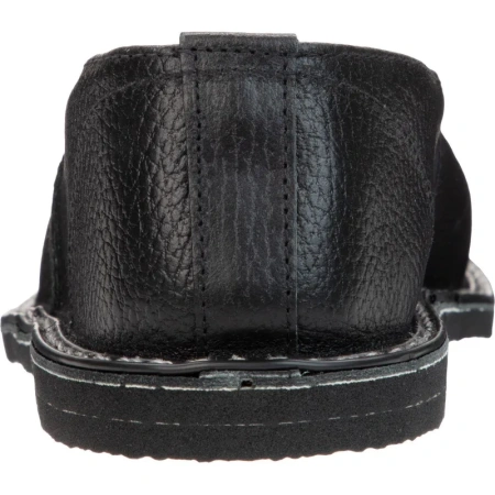 Тапочки кожаные (чувяки) черные размер 37