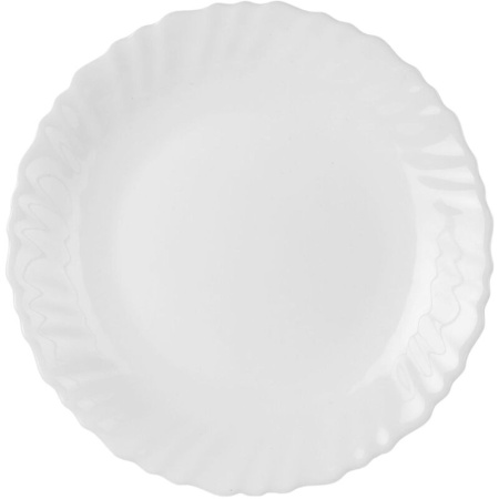 Тарелка десертная стекло Luminarc Фэстон диаметр 190 мм белая (артикул производителя V5941)