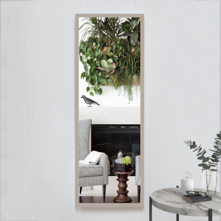 Зеркало настенное Комус Мебель (коричневый, 440х1240 мм)