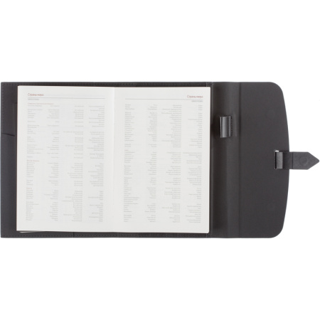 Ежедневник недатированный Bruno Visconti Senate искусственная кожа А5 136 листов черный (175x235 мм) (артикул производителя 3-213/04)