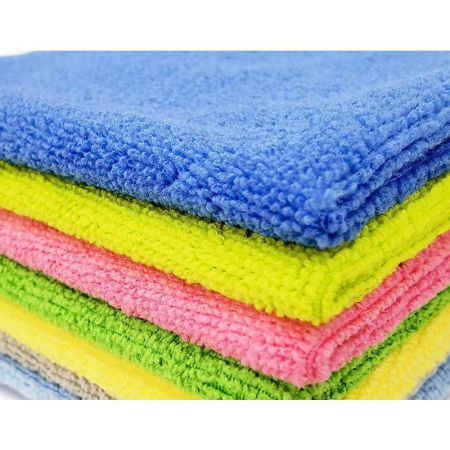 Салфетки хозяйственные микрофибра 30х30 см 220 г/кв.м 3 штуки в упаковке