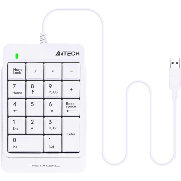 Клавиатура проводная A4Tech Fstyler FK13P (FK13P WHITE)