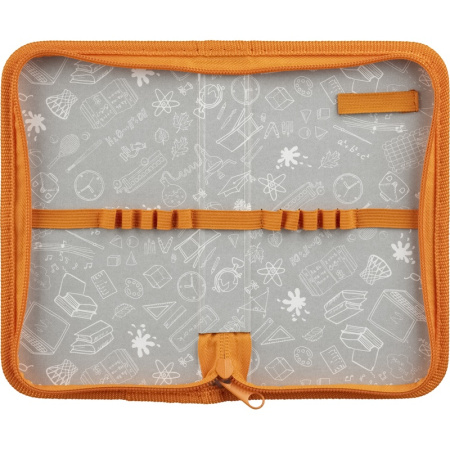 Пенал односекционный Комус Класс Cosmoreх синий