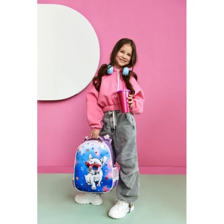 Ранец Комус Класс 3D Pug Dog с двумя отделениями