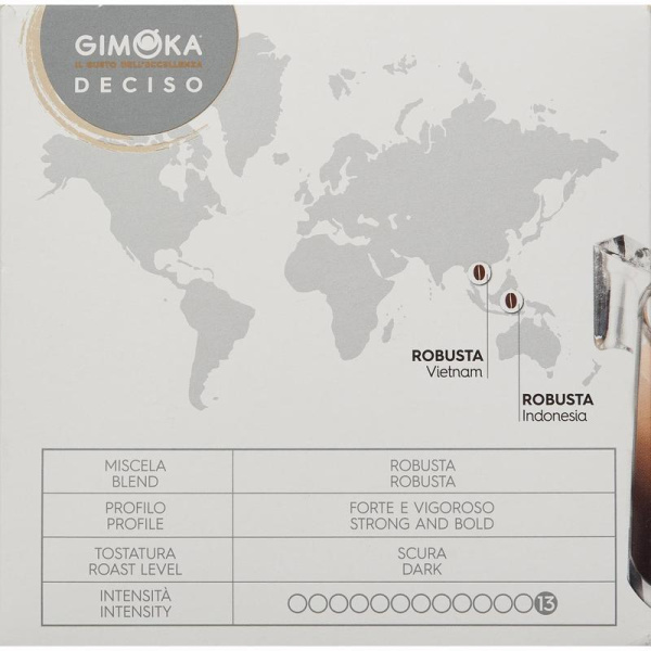 Кофе в капсулах для кофемашин Gimoka Dolce Gusto Espresso Deciso (16 штук в упаковке)