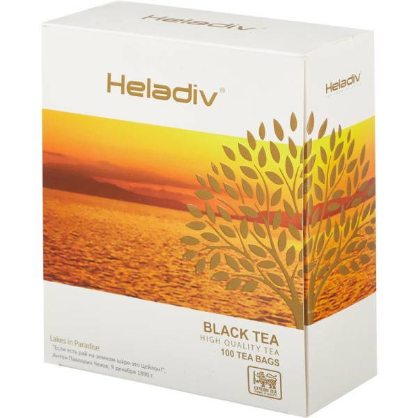 Чай Heladiv черный 100 пакетиков