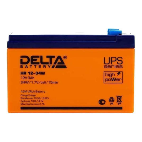 Аккумуляторная батарея Delta HR 12-34W