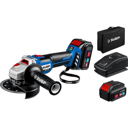 Шлифмашина угловая аккумуляторная ЗУБР AB-125-42