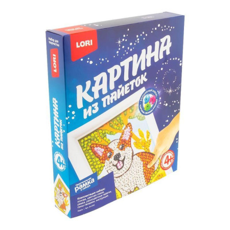 Картина из пайеток Lori Корги