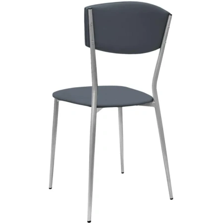 Стул обеденный РС01.00.23 серый (искусственная кожа, металл)