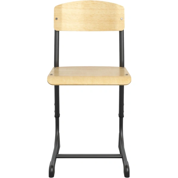 Стул ученический Комус Мебель натуральный/антрацит регулируемый рост 3-5