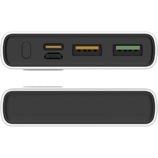 Внешний аккумулятор (power bank) Pero  PB05 10000 мАч белый  (4673759570078)