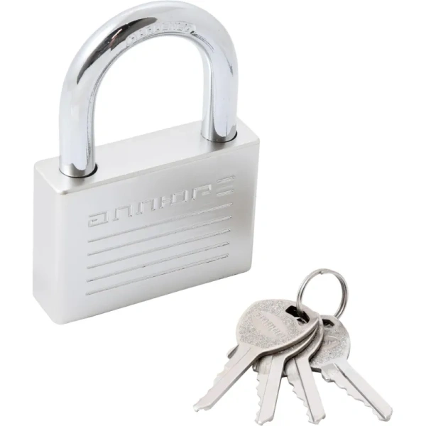 Замок навесной Аллюр ВС1Ч-070 70 мм хром