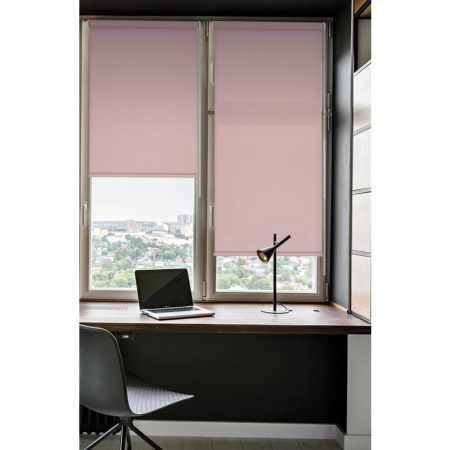 Рулонная штора Лайт полиэстер нюдовая (40х160 см)