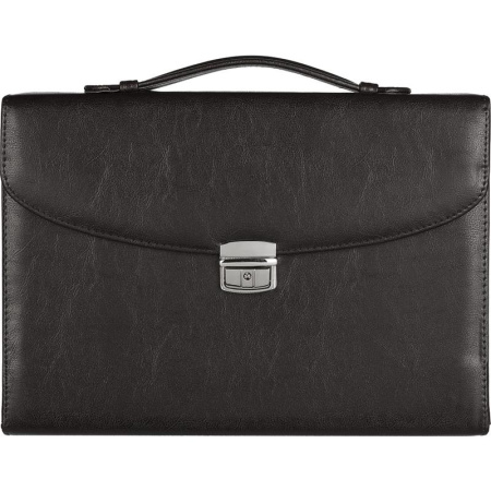 Портфель Алекс Профи из искусственной кожи черного цвета (388)