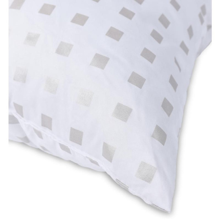 Подушка Luscan 50х70 стеганная лебяжий пух/тик Подушка Luscan 50х70 стеганная лебяжий пух/тик