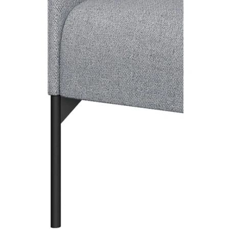 Кресло Бридж светло-серое (ткань)