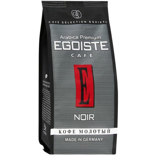 Кофе молотый Egoiste Noir 250 г (пакет)