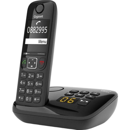 Радиотелефон Dect Gigaset AS690A Duo черный